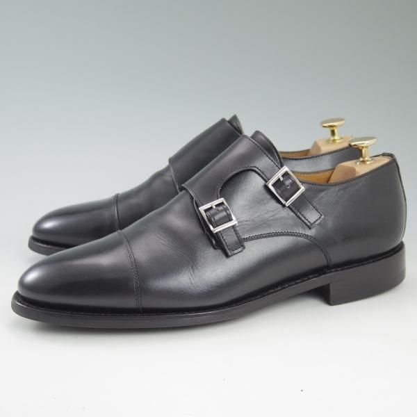 美品★(スペイン製)Berwick/バーウィック SIZE 8【★ダイナイトソール/グッドイヤーウェルテッド製法】ダブルモンク/カーフ★c495