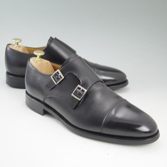 美品★(スペイン製)Berwick/バーウィック SIZE 8【★ダイナイトソール/グッドイヤーウェルテッド製法】ダブルモンク/カーフ★c495