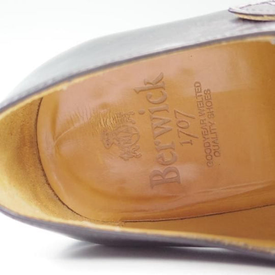 美品★(スペイン製)Berwick/バーウィック SIZE 8【★ダイナイトソール/グッドイヤーウェルテッド製法】ダブルモンク/カーフ★c495