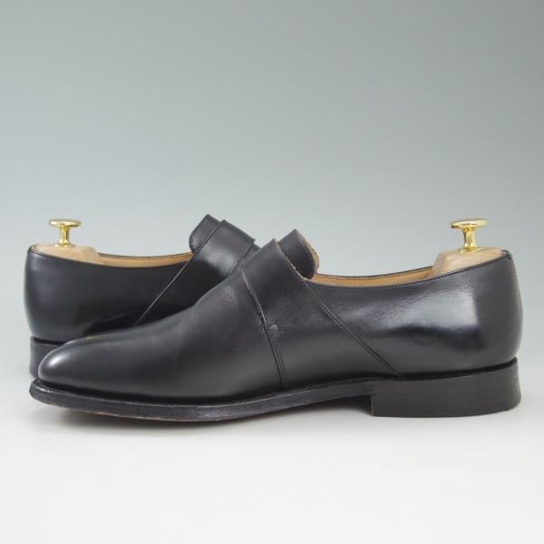 美品★チャーチ 75G/UK7.5【★73ラスト/SYDNEY/シドニー】4都市ロゴ/モンクストラップ/黒/カーフ/Church's★c497