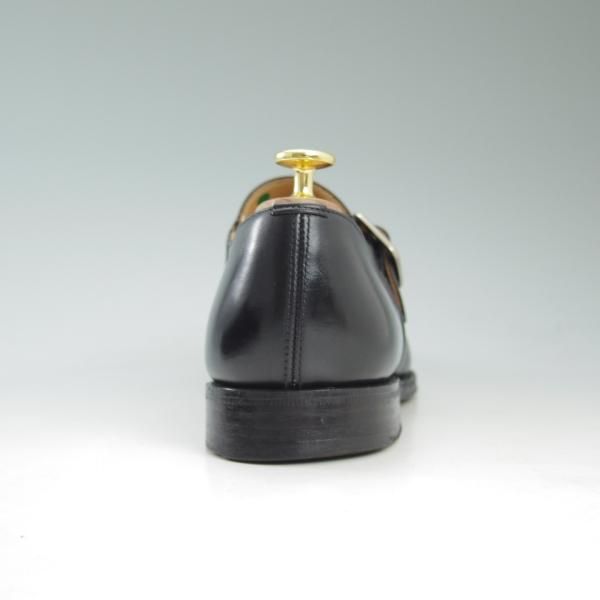 美品★チャーチ 75G/UK7.5【★73ラスト/SYDNEY/シドニー】4都市ロゴ/モンクストラップ/黒/カーフ/Church's★c497