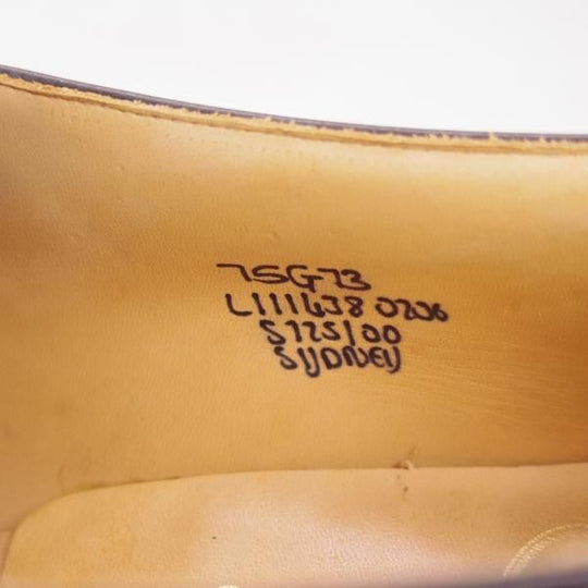 美品★チャーチ 75G/UK7.5【★73ラスト/SYDNEY/シドニー】4都市ロゴ/モンクストラップ/黒/カーフ/Church's★c497