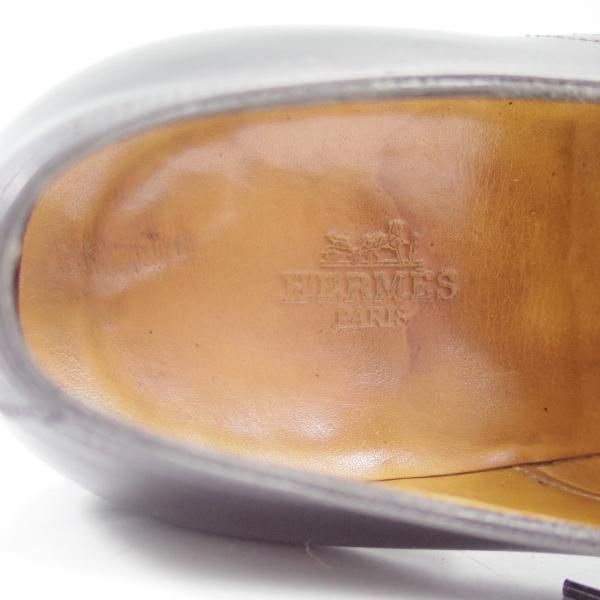 極上★ジョンロブ製 SIZE 41.5/UK7.5程度【超希少★エルメス別注/HERMES】JUD/H103/ストレートチップ/JOHN LOBB★c499
