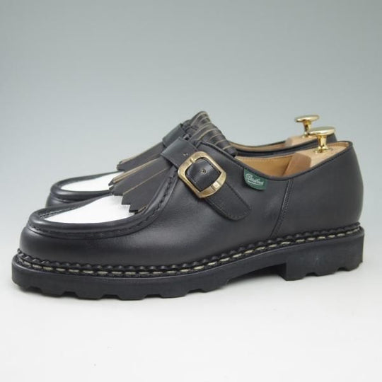 未使用★パラブーツ SIZE 40【★NYONS/キルティタン】ニヨン/リスレザー/ミカエル型モンクストラップ/BRIDEキルト付/Paraboot★c501