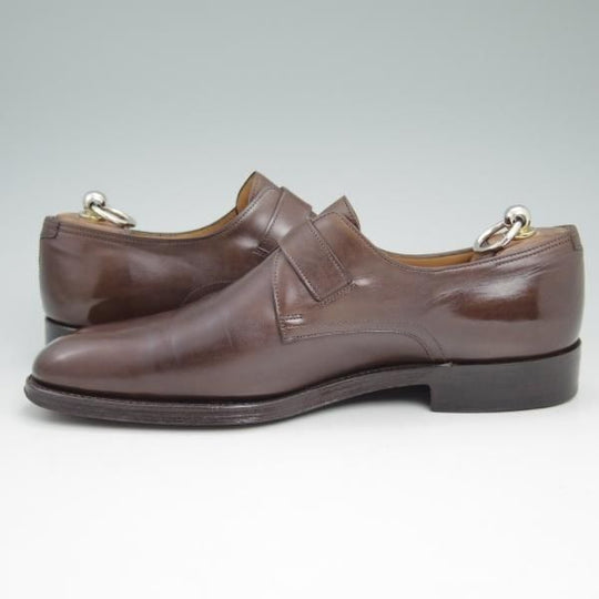 極上★ジョンロブ製 SIZE 41.5/UK7.5程度【希少★エルメス別注/HERMES】H103/JARVIS/モンクストラップ/JOHN LOBB★c506