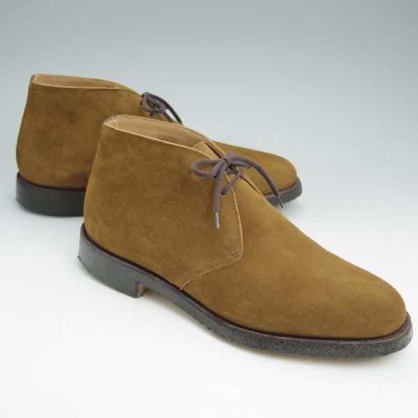 極美品★チャーチ 85F/UK8.5【★マラッカ色/RYDER】81ラスト/スエード/ライダー/4都市ロゴ/チャッカブーツ/Church's★c509
