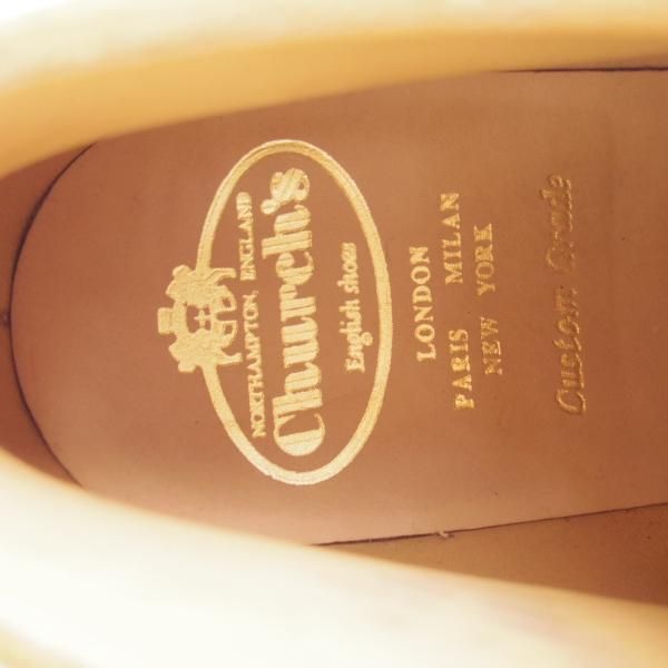 極美品★チャーチ 85F/UK8.5【★マラッカ色/RYDER】81ラスト/スエード/ライダー/4都市ロゴ/チャッカブーツ/Church's★c509