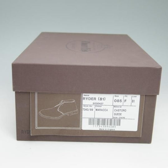 極美品★チャーチ 85F/UK8.5【★マラッカ色/RYDER】81ラスト/スエード/ライダー/4都市ロゴ/チャッカブーツ/Church's★c509