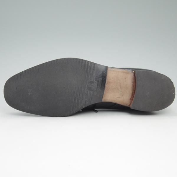 極上★チャーチ 85E/UK8.5【貴重★2都市ロゴ/73ラスト/旧チャーチ】JERMYN/プレーントゥ/黒/カーフ/Church's★c510