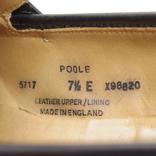 極上★クロケット&ジョーンズ 7.5E【★プール/POOLE】366ラスト/コインローファー/カーフ/Crockett&Jones★c511