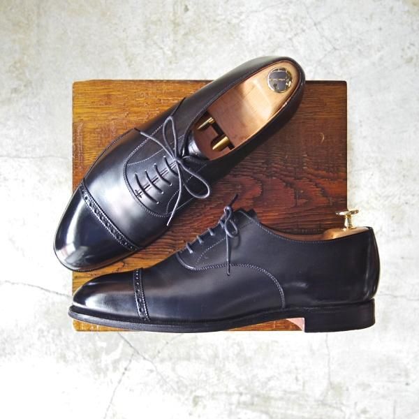 美品★クロケット&ジョーンズ 7.5D【★マスターロイド(ハンドグレード)/ロイドフットウェア別注/CURZON】カーフ/Crockett&Jones★c512