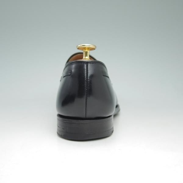 美品★クロケット&ジョーンズ 5.5E【★キャベンディッシュ/CAVENDISH 2】タッセルローファー/カーフ/黒/Crockett&Jones★c513
