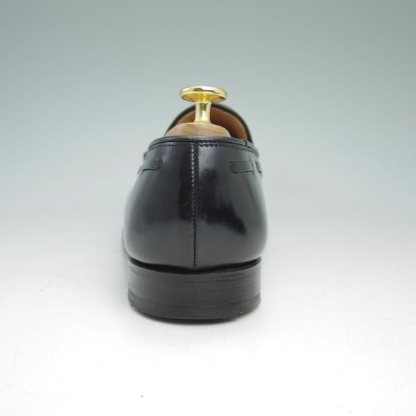 美品★クロケット&ジョーンズ 5.5E【★キャベンディッシュ/CAVENDISH 2】タッセルローファー/カーフ/黒/Crockett&Jones★c513