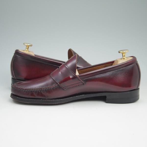 極上★(米)ジョンストン&マーフィー 8EE【★アリストクラフト/ARISTCRAFT】コインローファー/カーフ/Johnston&Murphy★c516