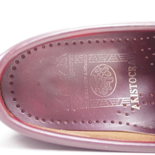 極上★(米)ジョンストン&マーフィー 8EE【★アリストクラフト/ARISTCRAFT】コインローファー/カーフ/Johnston&Murphy★c516