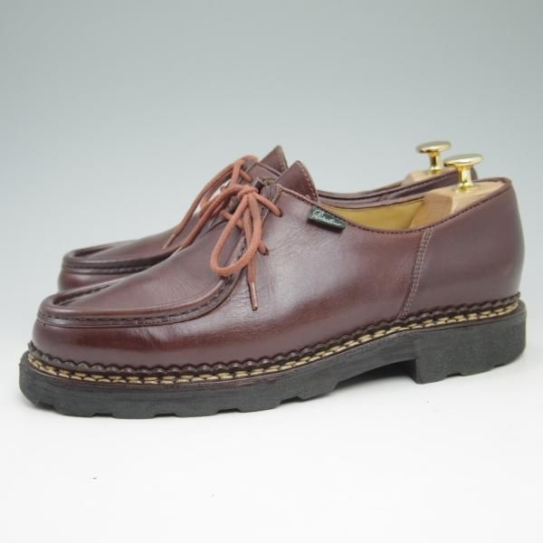 極上★パラブーツ SIZE 40.5【★ミカエル/MICHAEL/マロン/MARRON】リスレザー/チロリアンシューズ/マルシェソール/Paraboot★c517