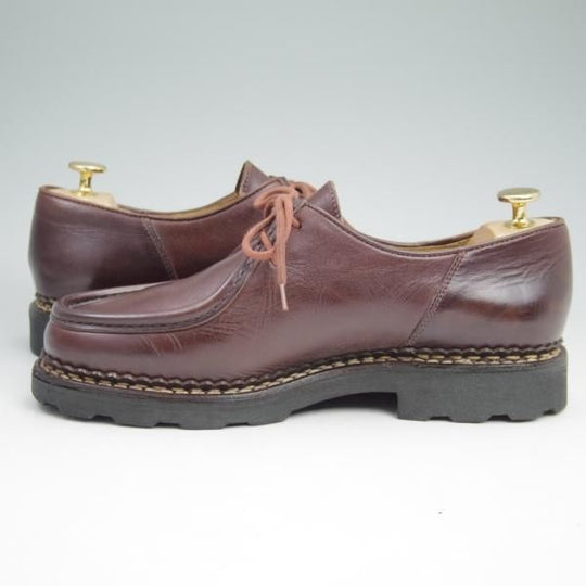 極上★パラブーツ SIZE 40.5【★ミカエル/MICHAEL/マロン/MARRON】リスレザー/チロリアンシューズ/マルシェソール/Paraboot★c517