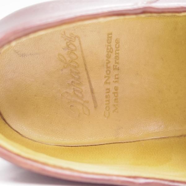極上★パラブーツ SIZE 40.5【★ミカエル/MICHAEL/マロン/MARRON】リスレザー/チロリアンシューズ/マルシェソール/Paraboot★c517