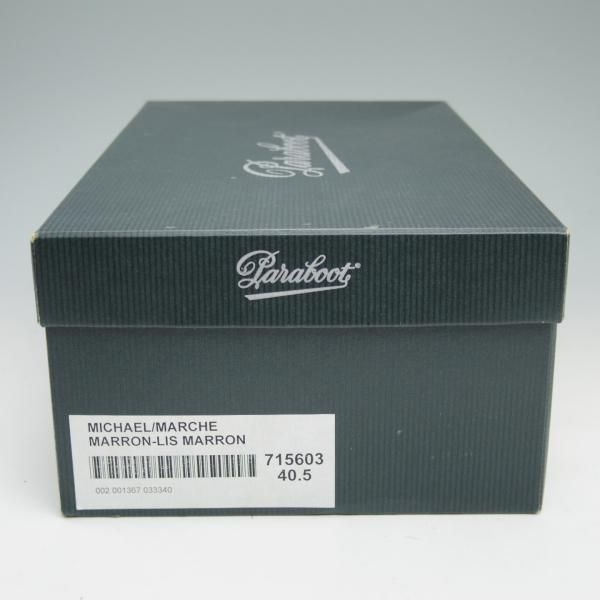極上★パラブーツ SIZE 40.5【★ミカエル/MICHAEL/マロン/MARRON】リスレザー/チロリアンシューズ/マルシェソール/Paraboot★c517