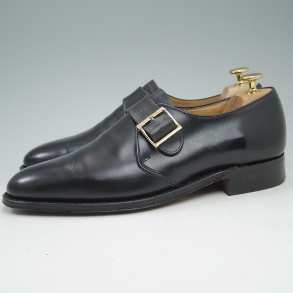 極上★チャーチ US8D/UK7.5【貴重★米国ライン/TWEED/チーニーOEM製品】モンクストラップ/89ラスト/ロイヤルツイード/カーフChurch's★c518