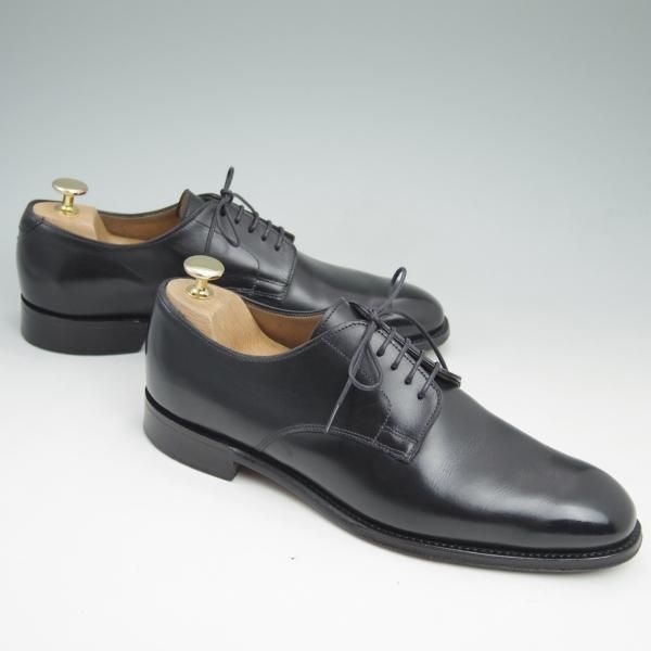 極上★(英)チーニー 6.5E【★プレーントゥ/HECTOR 2/ヘクター】125ラスト/カーフ/黒/CHEANEY★c519
