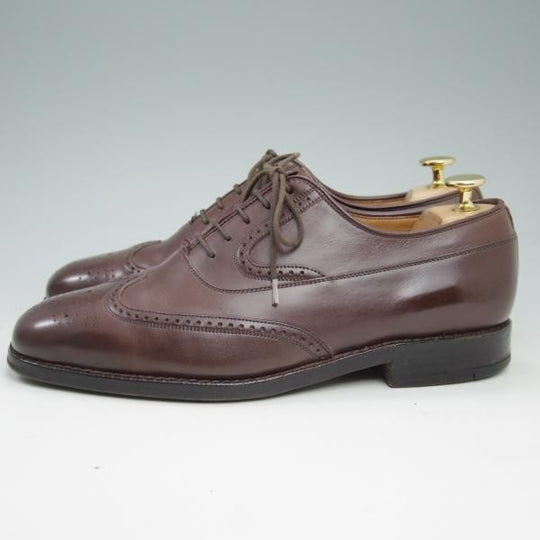 極上★チャーチ UK7/70F【貴重★英国製/ボロネーゼ製法/34ラスト/フルブローグ】ブラックラピド製法/カーフ/Church's★c520