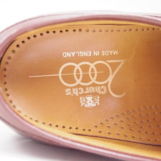 極上★チャーチ UK7/70F【貴重★英国製/ボロネーゼ製法/34ラスト/フルブローグ】ブラックラピド製法/カーフ/Church's★c520