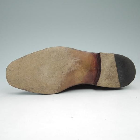 ★(伊)エンツォボナフェ SIZE 40.5【定価20万円以上★コードバン仕様/ノルベジェーゼ製法】Uチップ/Enzo Bonafe★c522