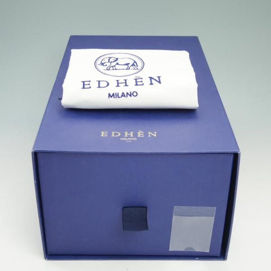極上★(伊)EDHEN/エデン SIZE 6【★ダブルモンクローファー】スリッポン/黒/MILANO★c523