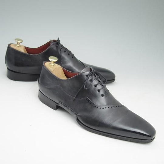 極上★マグナーニ SIZE 42【★オパンケ/ボロネーゼ製法】オックスフォードシューズ/カーフ/MAGNANNI★c524