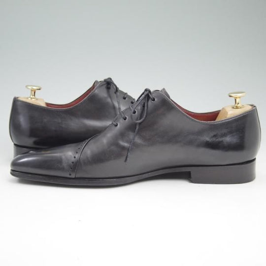 極上★マグナーニ SIZE 42【★オパンケ/ボロネーゼ製法】オックスフォードシューズ/カーフ/MAGNANNI★c524