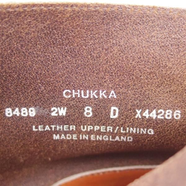 ★クロケット&ジョーンズ 8D【★チャッカ/CHUKKA】200ラスト/ブラウン/スエード/チャッカブーツ/Crockett&Jones★c525