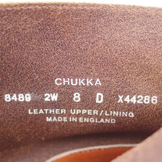 ★クロケット&ジョーンズ 8D【★チャッカ/CHUKKA】200ラスト/ブラウン/スエード/チャッカブーツ/Crockett&Jones★c525