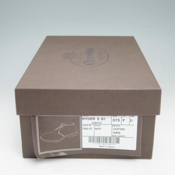 【未使用品】 Church's RYDER(81) ブーツ 075（プー41） 美品☆チャーチ75F/UK7.5【☆ダイナイトソール/ライダー/RYDER 3