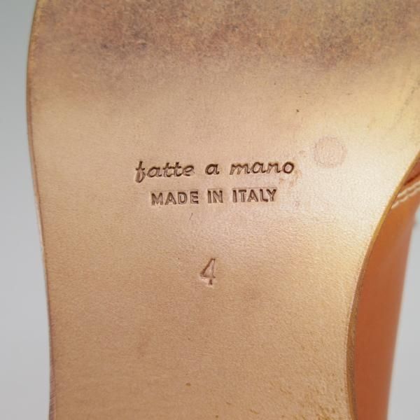 ★(伊)HENRY BEGUELIN/エンリーベグリン(レディース) SIZE 4【★茶×白 コンビカラー】Uチップ★c505