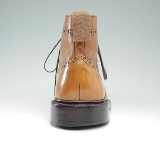 極上★(英)Loake/ローク UK6.5F【★カントリーブーツ/Burford 2/バーフォード】ブーツ/ウイングチップ/フルブローグ★c527