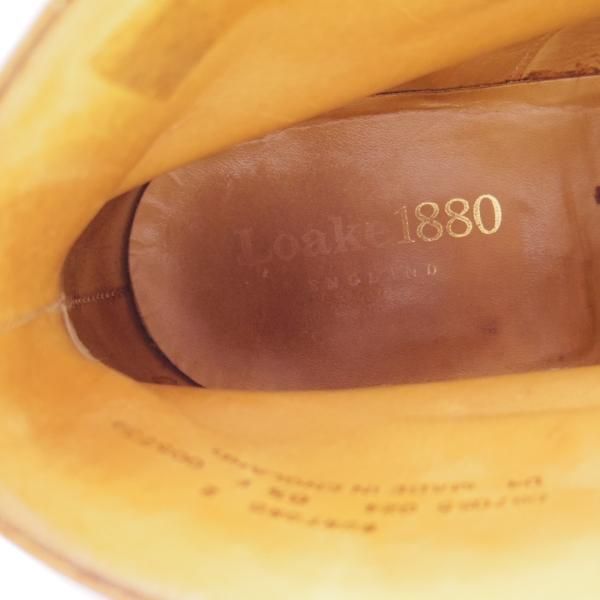 極上★(英)Loake/ローク UK6.5F【★カントリーブーツ/Burford 2/バーフォード】ブーツ/ウイングチップ/フルブローグ★c527