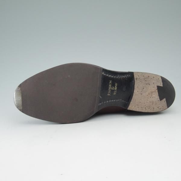 極上★ジョンストン&マーフィー SIZE 6.5【★クラウンアリストクラフト/CROWN ARISTOCRAFT】Uチップ/カーフ/Johnston&Murphy★c528