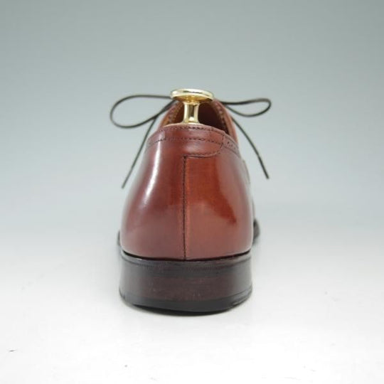 ★クロケット&ジョーンズ 9E【★セミブローグ/ALDGATE】茶/カーフ/Crockett&Jones★c529