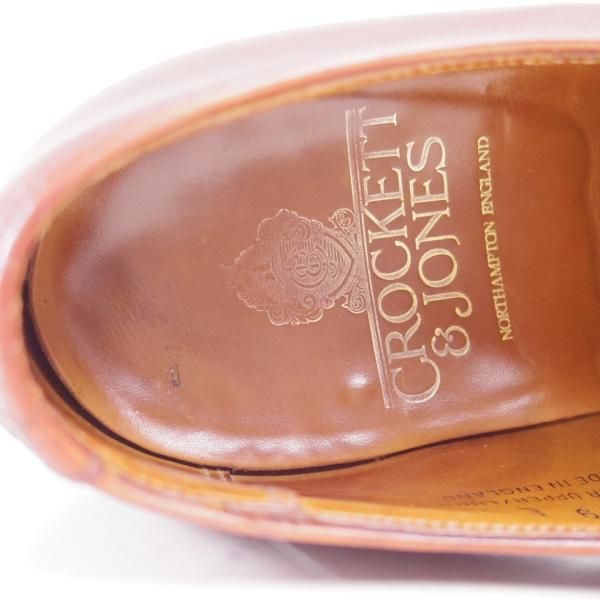 ★クロケット&ジョーンズ 9E【★セミブローグ/ALDGATE】茶/カーフ/Crockett&Jones★c529