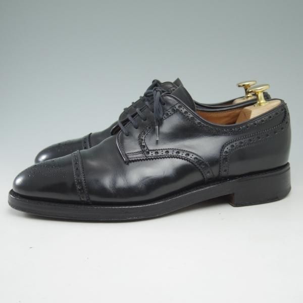 極上★クロケット&ジョーンズ 6E【★バーニーズ ニューヨーク別注/BARNEYS NEWYORK】317ラスト/セミブローグ/Crockett&Jones★c530