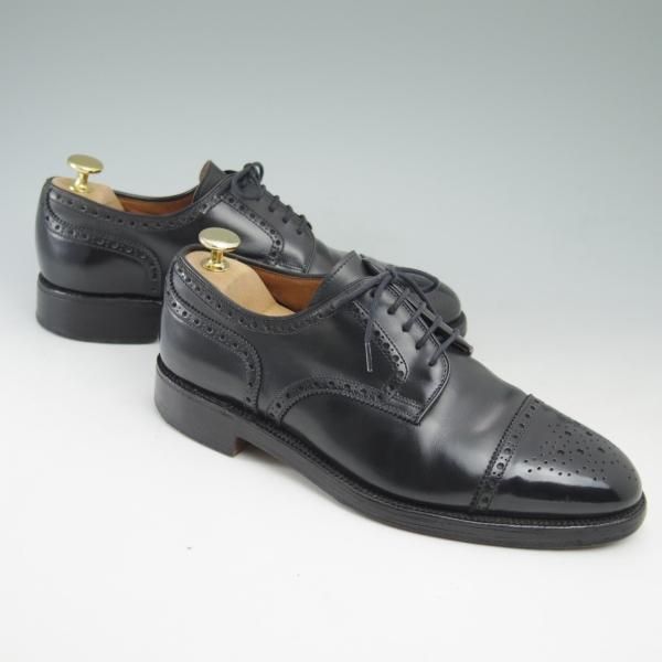 極上★クロケット&ジョーンズ 6E【★バーニーズ ニューヨーク別注/BARNEYS NEWYORK】317ラスト/セミブローグ/Crockett&Jones★c530