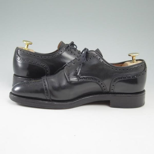 極上★クロケット&ジョーンズ 6E【★バーニーズ ニューヨーク別注/BARNEYS NEWYORK】317ラスト/セミブローグ/Crockett&Jones★c530