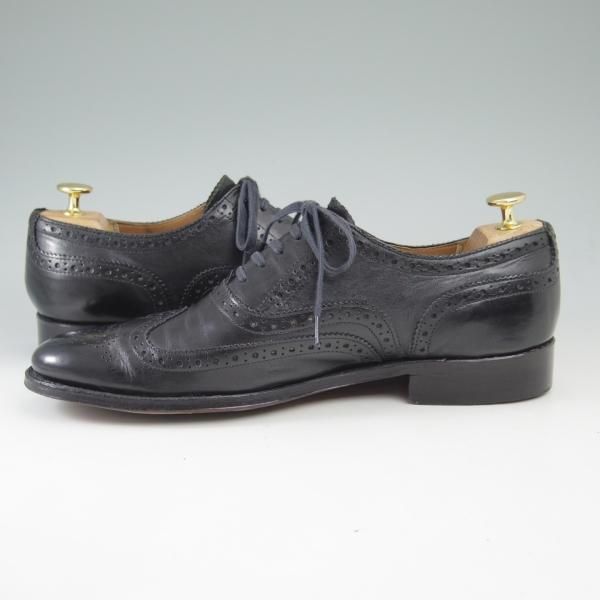 極上★(英)グレンソン SIZE 7.5【★フルブローグ】カーフ/5139-01/ウイングチップ/GRENSON★c532