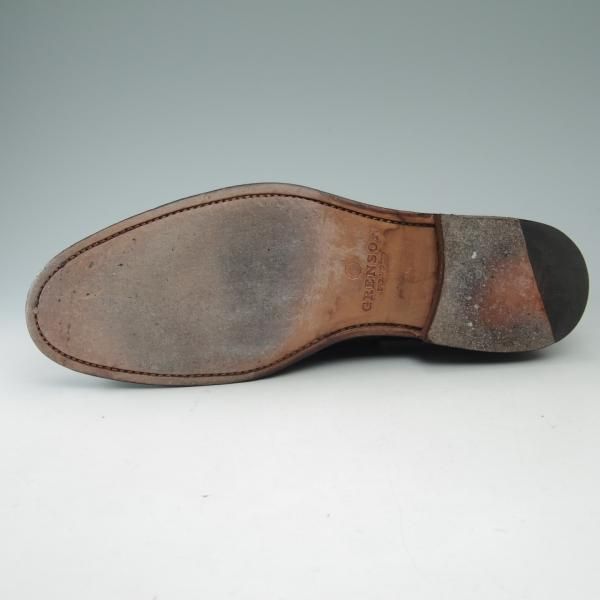 極上★(英)グレンソン SIZE 7.5【★フルブローグ】カーフ/5139-01/ウイングチップ/GRENSON★c532