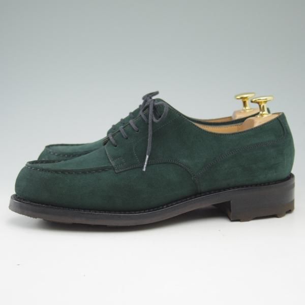 極美品★J.M.ウェストン 4.5C【希少色★ゴルフ/GOLF】641/ジャーナリストシューズ/31ラスト/Uチップ/スエード/Weston/ウエストン★c533