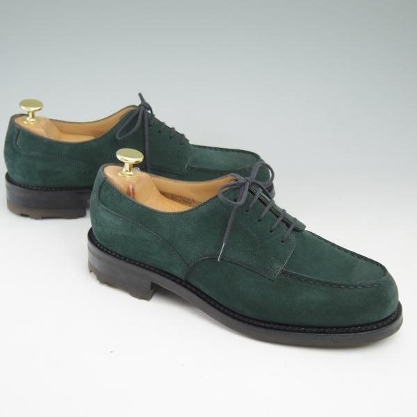極美品★J.M.ウェストン 4.5C【希少色★ゴルフ/GOLF】641/ジャーナリストシューズ/31ラスト/Uチップ/スエード/Weston/ウエストン★c533