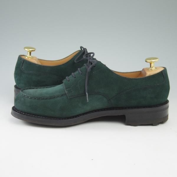極美品★J.M.ウェストン 4.5C【希少色★ゴルフ/GOLF】641/ジャーナリストシューズ/31ラスト/Uチップ/スエード/Weston/ウエストン★c533