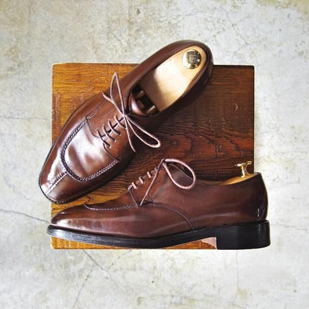 ★ジョンロブ 6E【★スキンステッチ仕様/8896ラスト/BORDER】ボーダー/Uチップ/カーフ/JOHN LOBB★c536