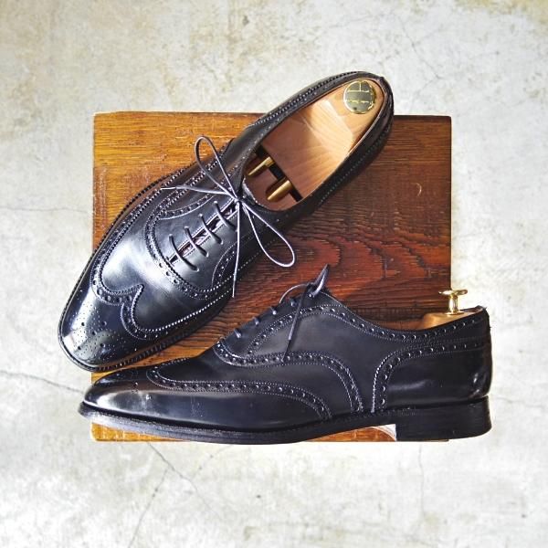 極上★チャーチ 85G/UK8.5【★旧チャーチ/73ラスト/CHETWYND/チェットウィンド】旧ロゴ/3都市ロゴ/カーフ/Church's★c538